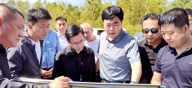 北京呼伦贝尔企业商会来阿荣旗考察交流